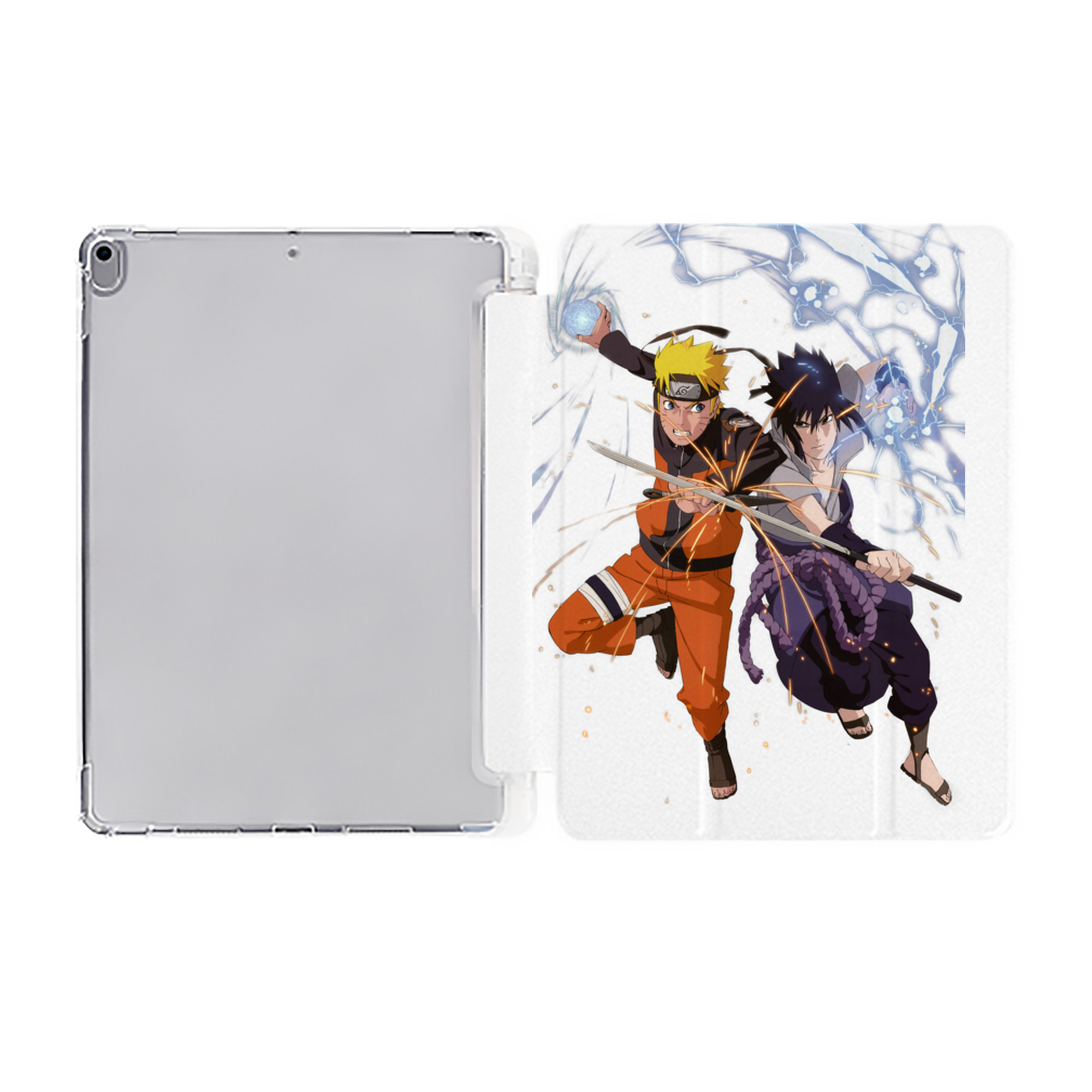 （画像用） NARUTO -ナルト- うずまき ナルト Uzumaki Naruto IPad ケース ペン収納付き 三つ折りスタンド PUレザー×シリコン 対応機種9.5/10.5/10.9インチ